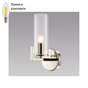 Бра с лампочкой iLamp W6806-1 NIC+Lamps