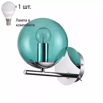 Бра с лампочкой Lumion Sierra 4454/1WT+Lamps E14 P45