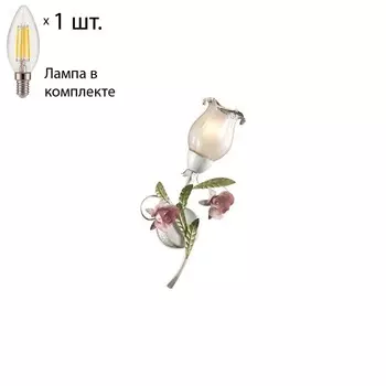 Бра с лампочкой Odeon Light Ameli 2252/1W+Lamps E14 Свеча