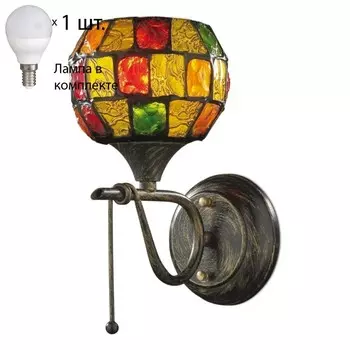 Бра с лампочкой Odeon Light Velute 2094/1W+Lamps E14 P45