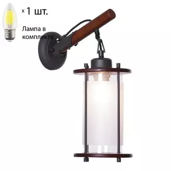 Бра с лампочкой Velante 597-701-01+Lamps E27 Свеча