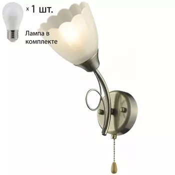 Бра с лампочкой Velante 708-501-01+Lamps E27 P45