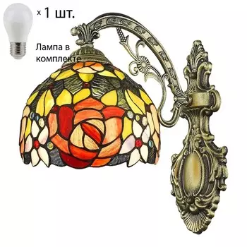 Бра с лампочкой Velante 828-801-01+Lamps E27 P45