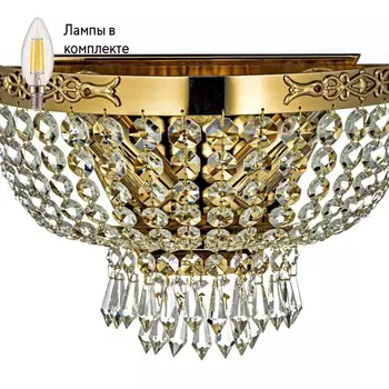 Бра в комплекте с Led лампами Arti Lampadari Pera E 2.10.100 G+Lamps