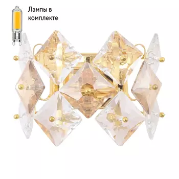 Бра в комплекте с Led лампами CRYSTAL LUX CHOKOLATE AP2+Lamps
