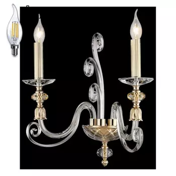 Бра в комплекте с Led лампами Wertmark WE174.02.301+Lamps