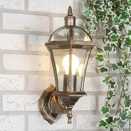 Capella черное золото Уличный настенный светильник Elektrostandard 4690389012228 (a024993)