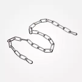 Цепь 1 м 10300 цепь длиной 1 метр с 2 карабинами хром, арт. 73023 Eurosvet