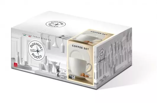 Чайный набор 12 предметов Bormioli Rocco Toledo Б0051532