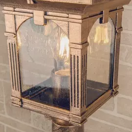 Corvus F черное золото (GL 1021F) черное золото Уличный светильник на столбе Elektrostandard Corvus F a043652