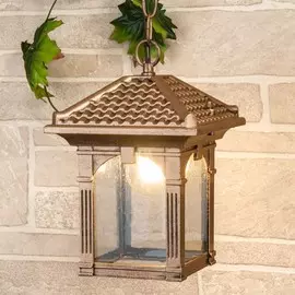 Corvus H черное золото (GL 1021H) черное золото Уличный подвесной светильник Elektrostandard Corvus H a043654