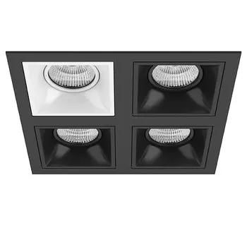 D54706070707 Встраиваемый точечный светильник Domino Quadro Lightstar (комплект из 214547+214506+214507+214507+214507)