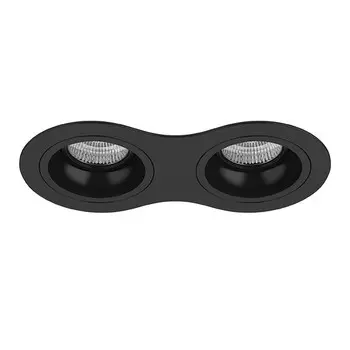 D6270707 Встраиваемый точечный светильник Domino Round Lightstar (комплект из 214627+214607+214607)