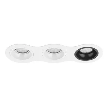 D636060607 Встраиваемый точечный светильник Domino Round Lightstar (комплект из 214636+214606+214606+214607)