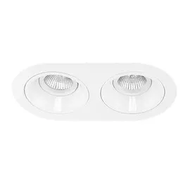 D6560606 Встраиваемый точечный светильник Domino Round Lightstar (комплект из 214656+214606+214606)