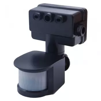 Датчик движения 1200W 12м 180° IP20 Uniel USN-10-180R-1200W-3LUX-12M-0,6-1,5m/s-BL (2641)