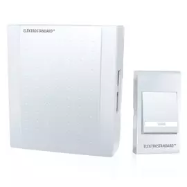 DBQ15 WM 1M IP44 Белый Звонок дверной электромеханический Elektrostandard 1 мелодия (a031651)