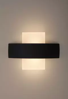 Настенный светодиодный светильник Эра Design WL7 WH+BK (Б0034605)