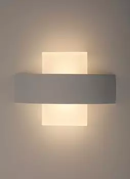 Настенный светодиодный светильник Эра Design WL7 WH+WH (Б0034604)