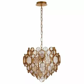 Подвесной светильник Crystal Lux Deseo SP6 D460 Gold (1560/206)