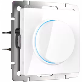 Диммер с подсветкой (белый) Werkel WL01-DM600-LED (a041383)