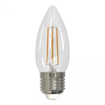 Диммируемая светодиодная лампа E27 5W 3000K (теплый) Air Uniel LED-C35-5W-WW-E27-CL-DIM GLA01TR (UL-00003643)