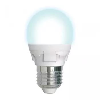 Диммируемая светодиодная лампа E27 7W 4000K (белый) Uniel LED-G45 7W-4000K-E27-FR-DIM PLP01WH (UL-00004301)