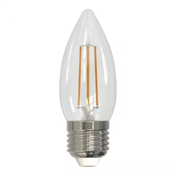 Диммируемая светодиодная лампа E27 9W 3000K (теплый) Air Uniel LED-C35-9W-3000K-E27-CL-DIM GLA01TR (UL-00005187)