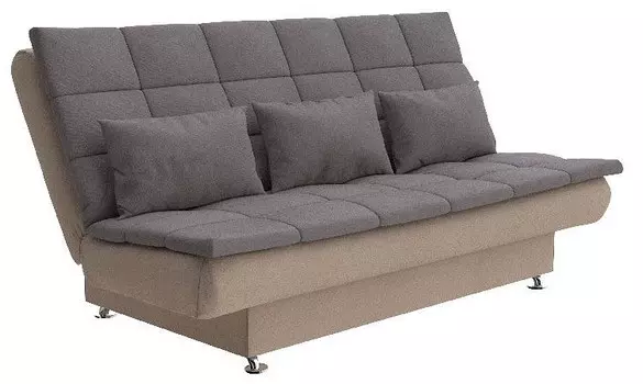 Диван-кровать Easy Light Hard next Орматек 140-205 Диван Easy Light Hard next Enigma 17 Серо-коричневый/Enigma 14 Темно-серый