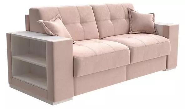 Диван-кровать Synergy Life Орматек 140-196 Диван-кровать Synergy Life Shaggy Desert/Дуб Шамони