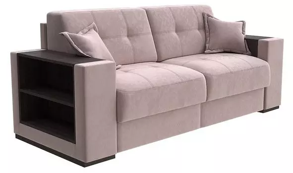 Диван-кровать Synergy Life Орматек 140-196 Диван-кровать Synergy Life Shaggy Mocca/Венге