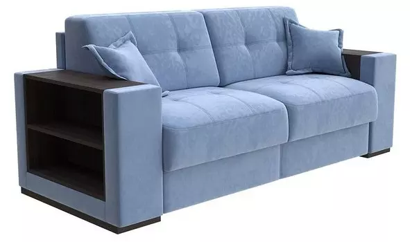 Диван-кровать Synergy Life Орматек 140-196 Диван-кровать Synergy Life Shaggy Ocean/Венге