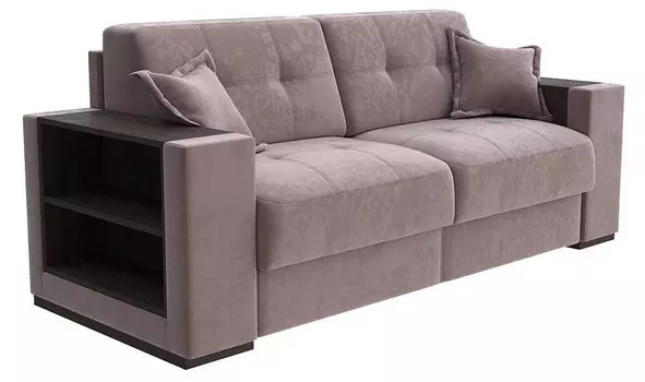 Диван-кровать Synergy Life Орматек 160-196 Диван-кровать Synergy Life Shaggy Chocolate/Венге