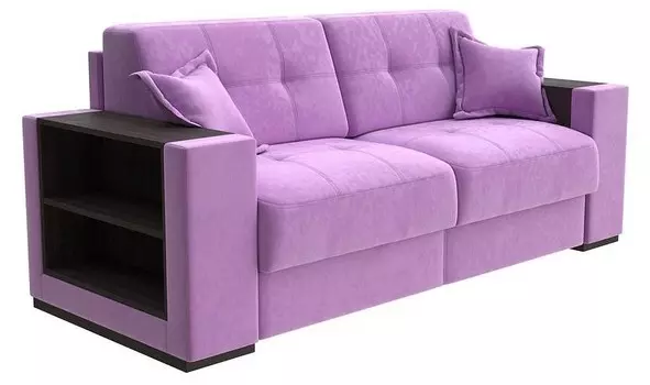 Диван-кровать Synergy Life Орматек 160-196 Диван-кровать Synergy Life Shaggy Lilac/Венге