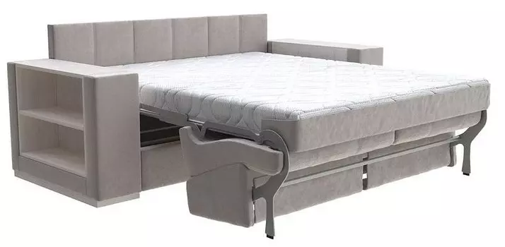 Диван-кровать Synergy Life Орматек 160-196 Диван-кровать Synergy Life Shaggy Vision/Дуб Шамони