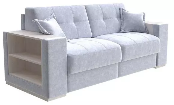 Диван-кровать Synergy Life Орматек 160-196 Диван-кровать Synergy Life Велсофт Снежно-белый/Дуб Шамони