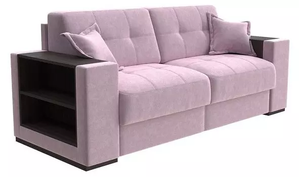 Диван-кровать Synergy Life Орматек 160-196 Диван-кровать Synergy Life Велсофт Винтажный розовый/Венге