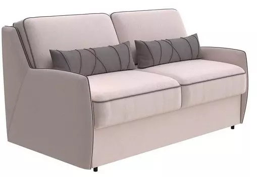 Диван-кровать Synergy Slim Орматек 140-196 Диван Synergy Slim Enigma 4 Кофе с молоком/Enigma 14 Темно-серый