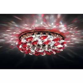 Dl061.79.1/6 crystal/red Встраиваемый точечный светильник Donolux