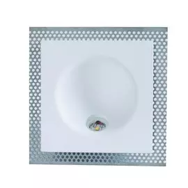 Dl18427/11WW-SQ White Уличный встраиваемый настенный светодиодный светильник Donolux