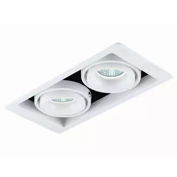 Dl18615/02WW-SQ White/Black Встраиваемый точечный светильник Donolux