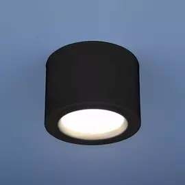 DLR026 6W 4200K черный матовый Светильник точечный накладной светодиодный Elektrostandard