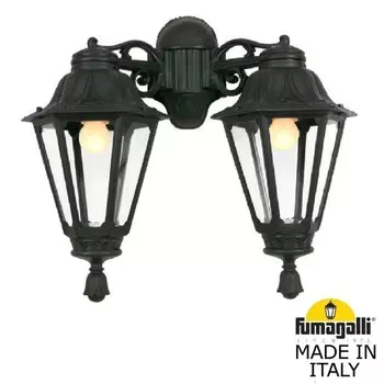 DN E26.141.000.AYF1RDN Светильник уличный настенный Fumagalli Porpora/Rut