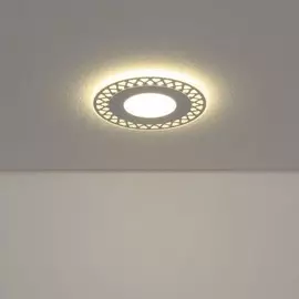 DSS003 3+3W 4200K (DSS003 6W 4200K) Встраиваемый точечный светодиодный светильник Elektrostandard (a037547)