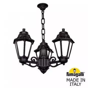 E22.120.S30.AYF1R Светильник уличный подвесной Fumagalli Sichem/Anna 3L