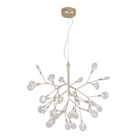 Подвесная люстра Crystal Lux Evita SP36 GOLD/TRANSPARENT (1692/236)