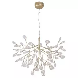 Подвесная люстра Crystal Lux Evita SP63 GOLD/TRANSPARENT (1692/263)