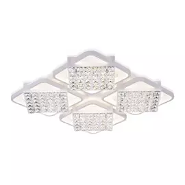 FA128/4 WH Потолочная светодиодная люстра с пультом (радио 2.4) Ambrella light Ice