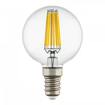 Филаментная лампа E14 6W 2800K (теплый) G50 Led Lightstar (933802)