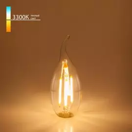 Филаментная светодиодная лампа E14 9W 3300K (теплый) C35 BLE1428 Elektrostandard (a050138)